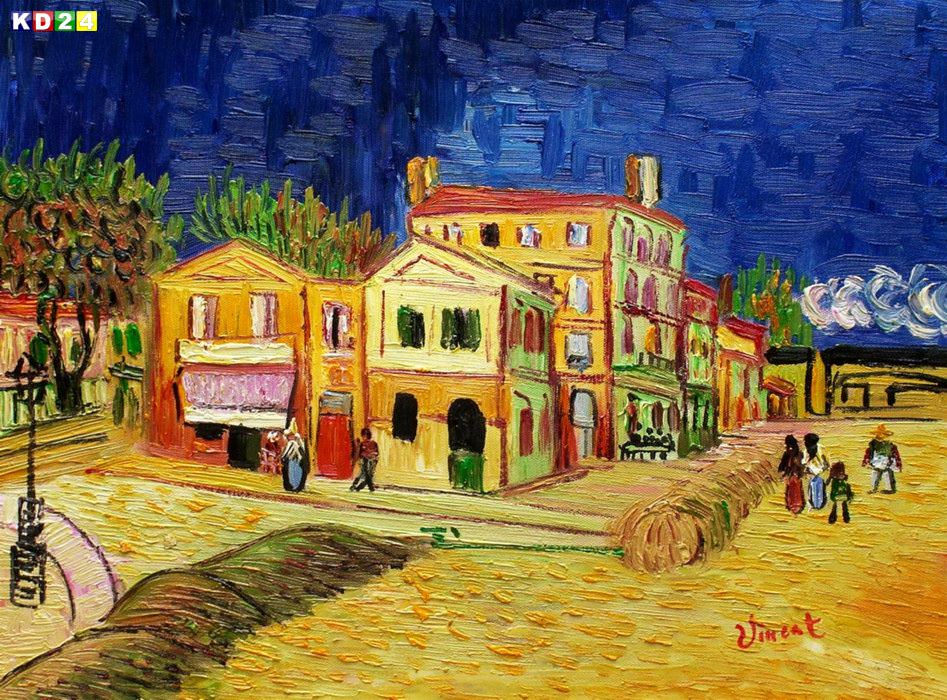 Vincent van Gogh Das gelbe Haus a82006 30x40cm Gemälde